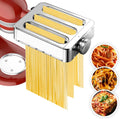 COOKRA 3-in-1 Metal Pasta Maker Attachment: Homemade Pasta Made Easy!