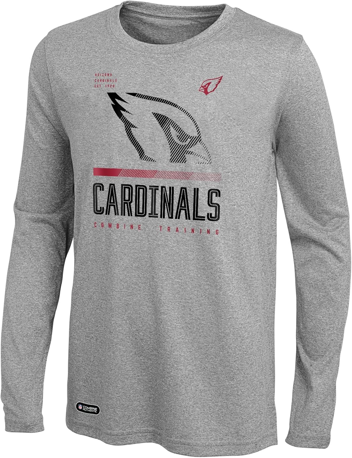 Outerstuff NFL Men's Red Zone Long Sleeve Performance T-Shirt