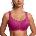 Women's High Impact Underwire Sports Bra for Large Bust - Adjustable