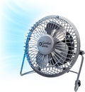 Comfort Zone Mini USB Desk Fan with 360-Degree Tilt - Compact 4in