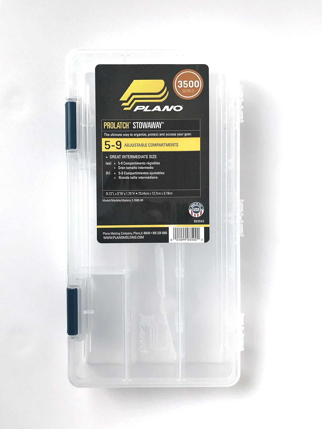 Plano Fishing Tackle Box Set, 4-Pack Stowaway Utility Boxes