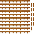 KOL Weather Resistant Steel Flexible Garden Lawn Edging - Pre-Rusted