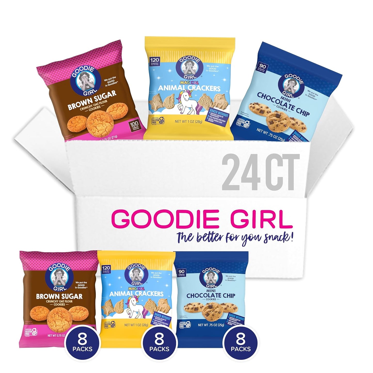 Goodie Girl Snack Pack Variety: Magical Animal Crackers & Cookies