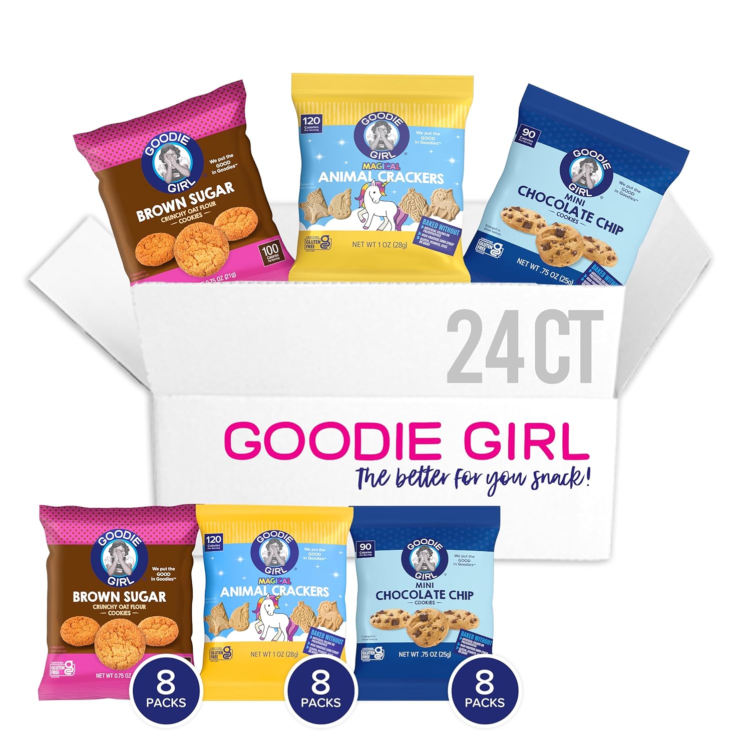 Goodie Girl Snack Pack Variety: Magical Animal Crackers & Cookies