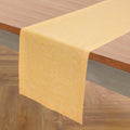 Solino Home Linen Table Runner 14 x 120 in - Chambray Mustard