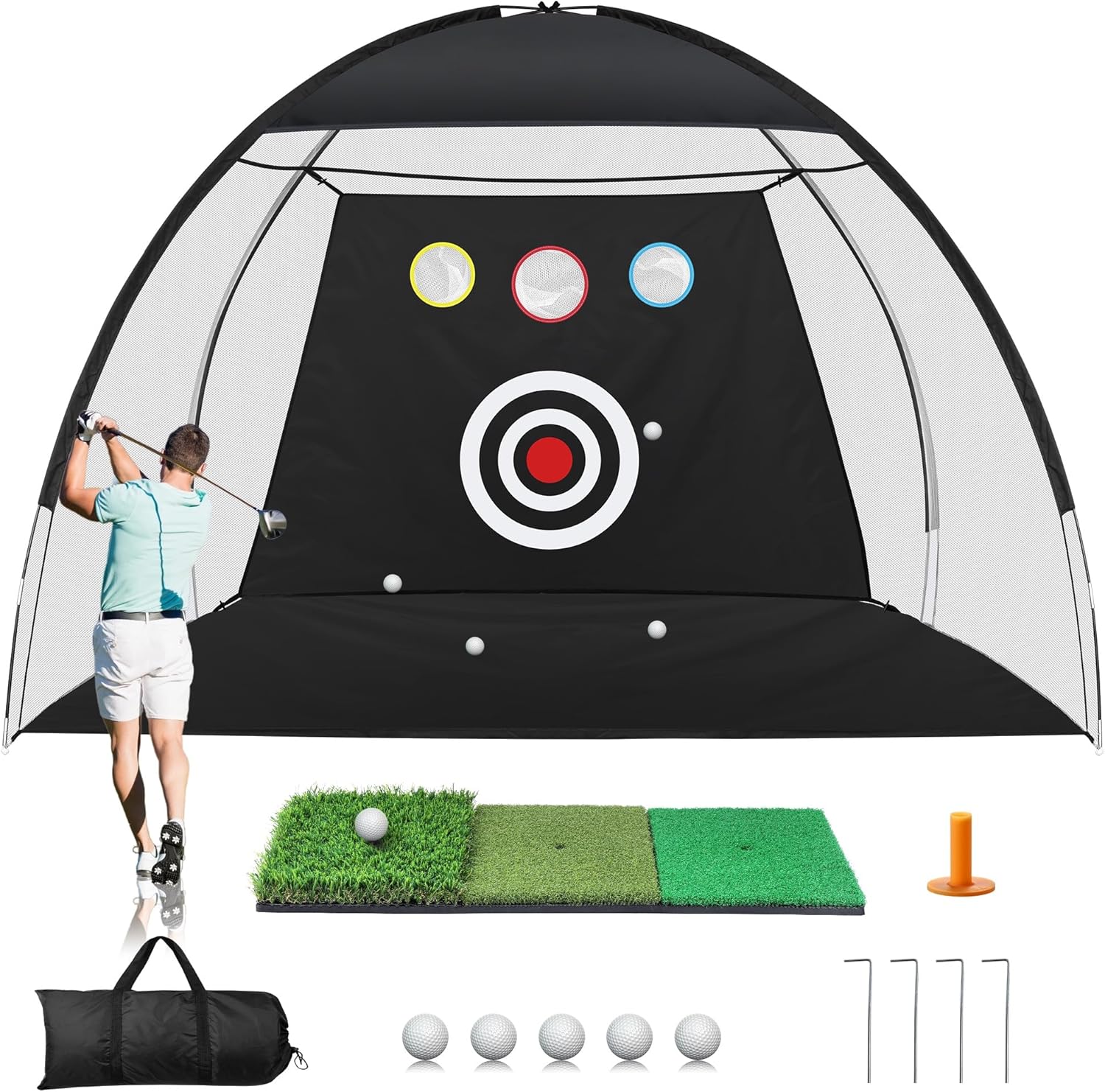 Improve Your Golf Game with GIOSFOY Net Set
