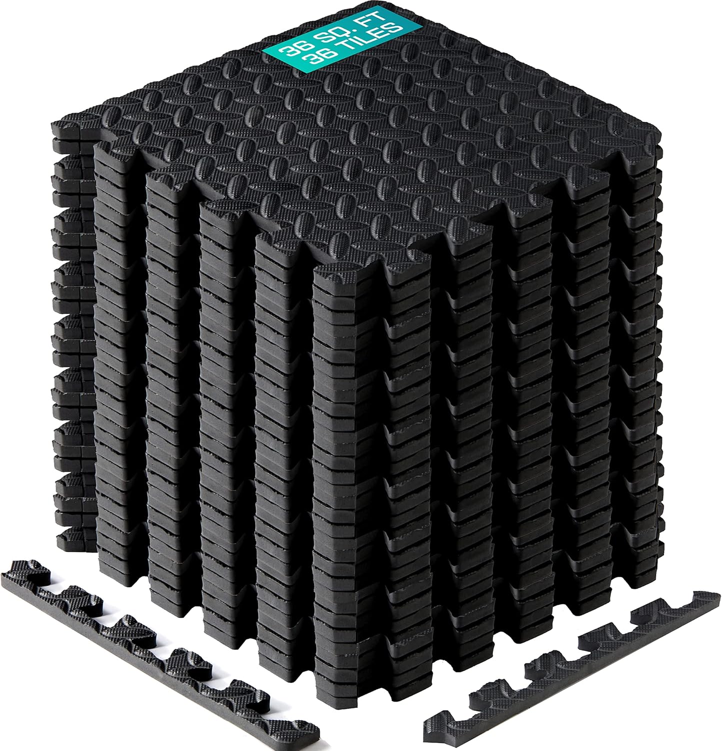 Yes4All Interlocking Exercise Foam Mats for Home Gym Flooring