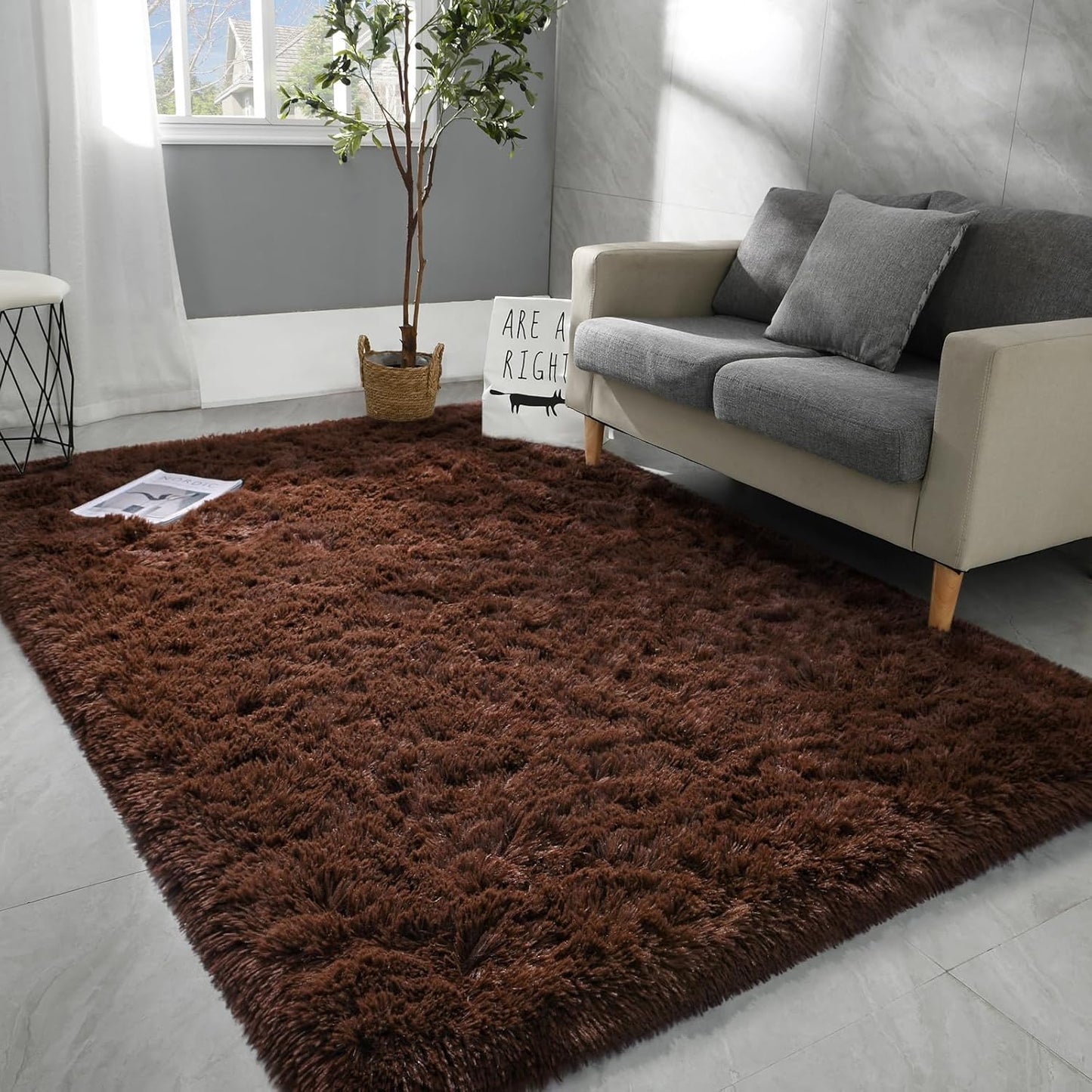 Hutha 5x8 Large Area Rugs for Living Room and Bedroom Decor