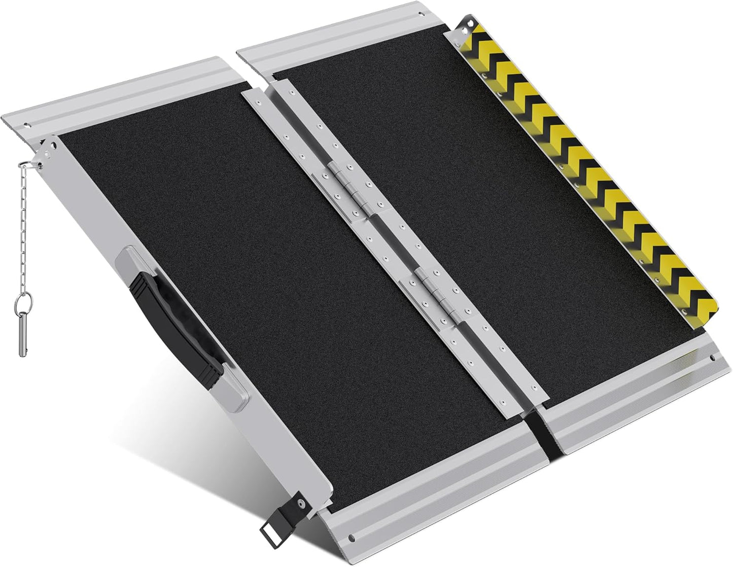 Portable Wheelchair Ramp 2FT - Anti-Slip Aluminum Folding Ramp
