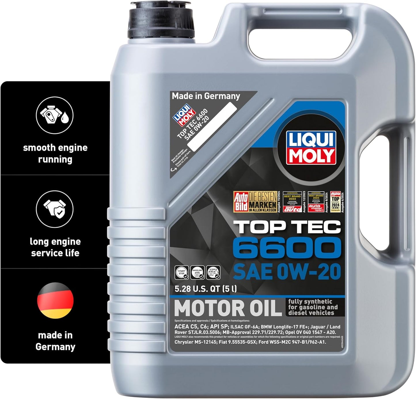Liqui Moly Top Tec 6600 SAE 0W-20 Engine Oil for BMW Models