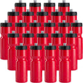 22 oz Sports Water Bottles 24 Pack - Durable Bulk Reusable