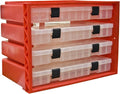 Plano Molding 974 StowAway Organizer Rack, Red - Portable Storage