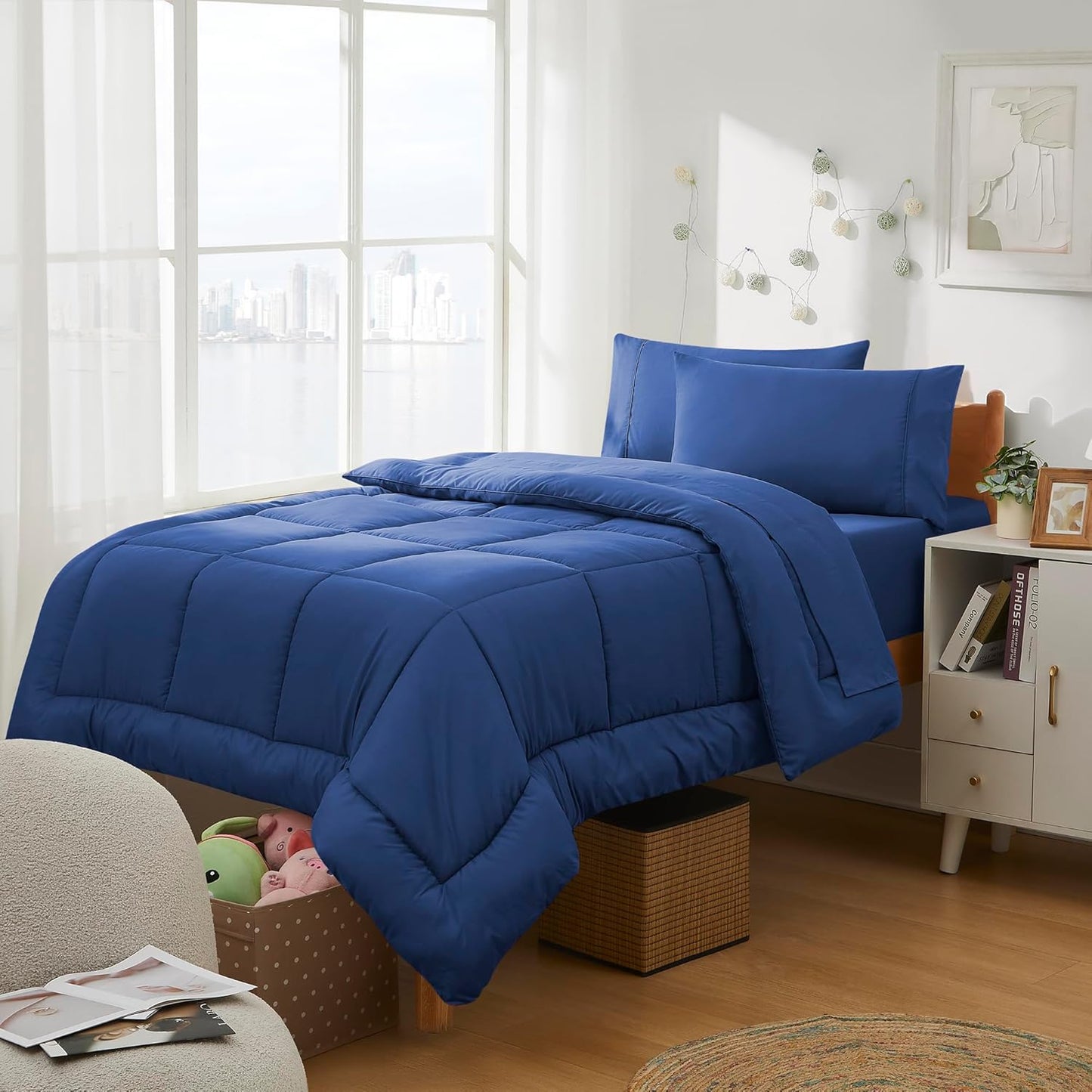 Dorm Room Essentials Twin XL Comforter Set for College Students