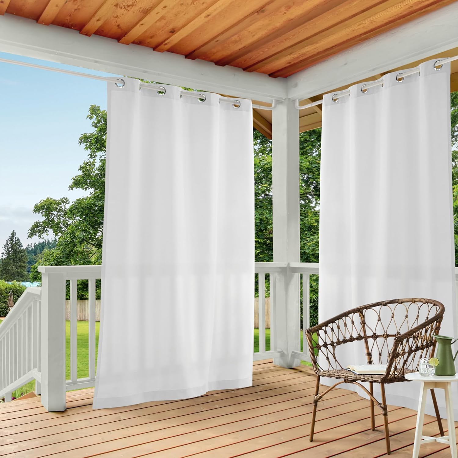 Heavyweight Indoor Outdoor Curtains for Privacy and Light Control