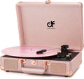 Vinyl Record Player 3-Speed Portable Suitcase Turntable - Retro