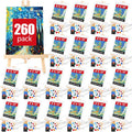 AROIC 260 Pack Easel and Canvas Sets with Brushes and Palettes - Party