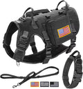 Tactical Dog Harness for Large Dogs - All-in-One Bungee Set