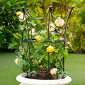 Large Obelisk Trellis for Plant Supports - Elegant Metal Design