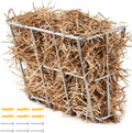 Livestock Feeder 18.5 Gallons Wall Mounted Hay Rack - Large Capacity