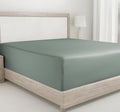 California Design Den Full Fitted Sheet Full - Deep Pocket Sage Green