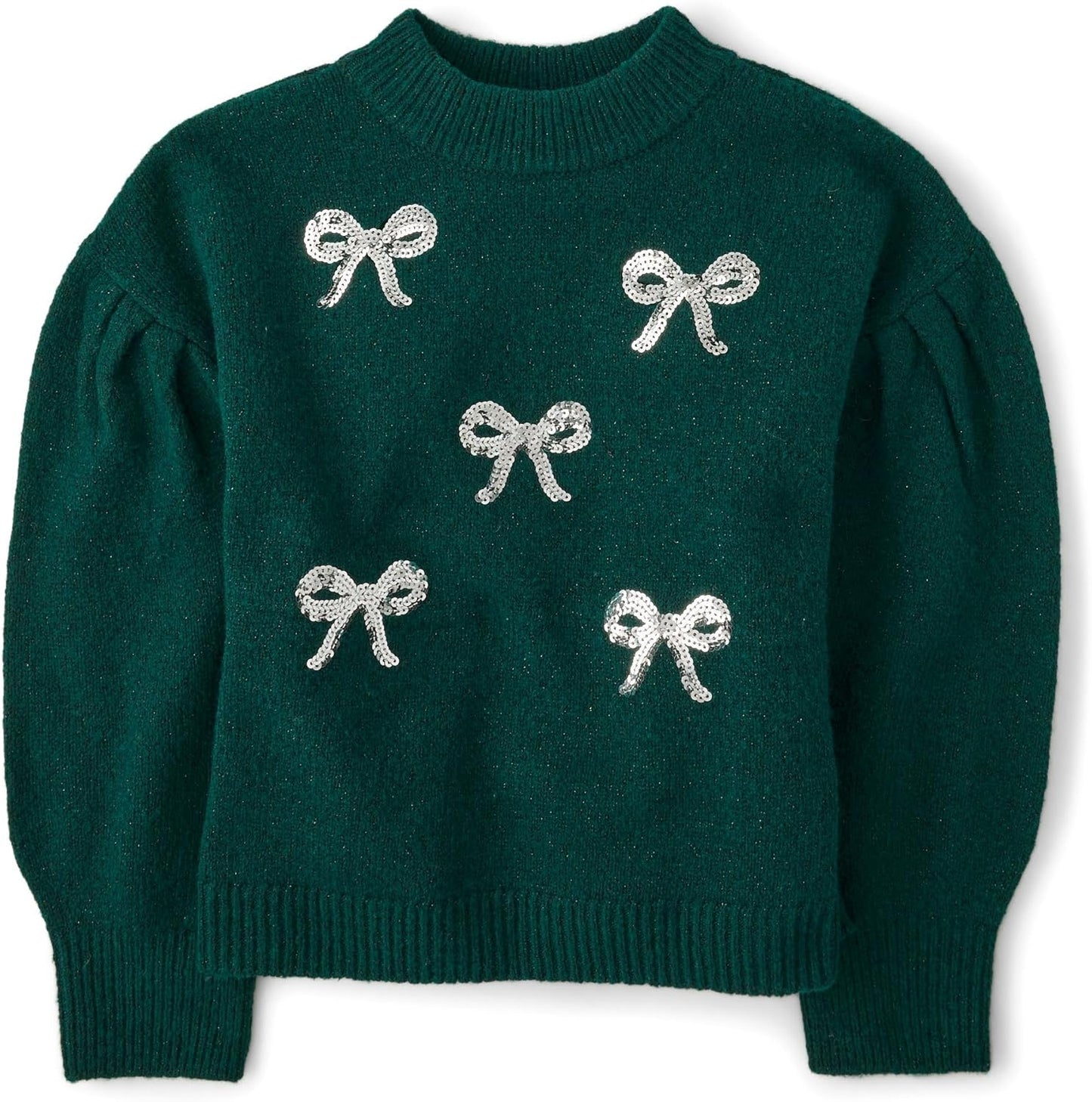 Girls Long Sleeve Crew Neck Pullover Sweater for Comfort