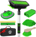 62 in Car Wash Brush with Long Handle - Scratch-Free Cleaning Kit