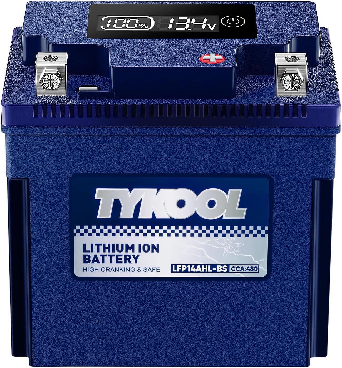 YTX14AHL-BS Lithium Motorcycle Battery with Digital Readout