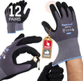 MicroFoam Nitrile Coated Work Gloves - Abrasion Resistant Comfort