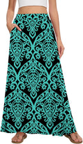 Womens Maxi A-line Long Skirt Casual 2025 - Flowy High Waist Fit