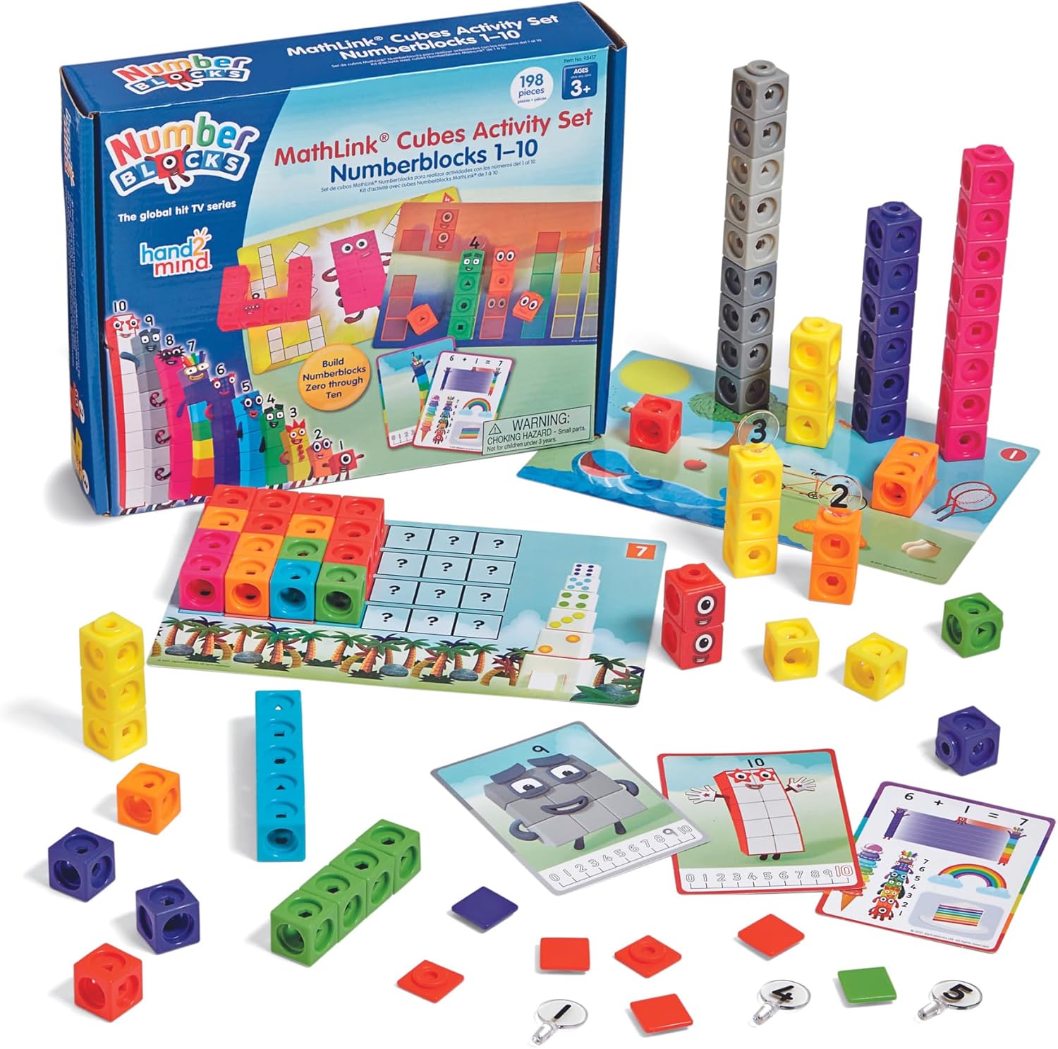 MathLink Cubes Numberblocks 1-10 Set: 30 Fun Activities