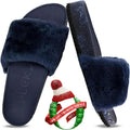 Fleks San Ysidro Women's Shearling Slides Platform - Sheepskin Comfort