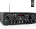 2 Channel Karaoke Home Audio Amplifier w/Bluetooth - Compact Power
