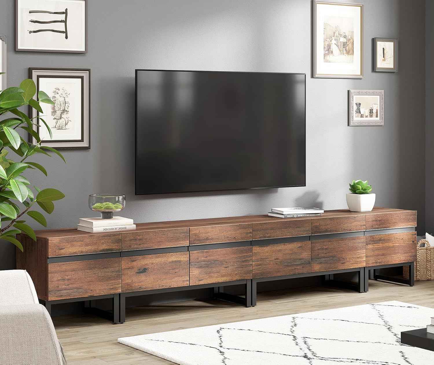 110 TVs - Sleek Entertainment Center