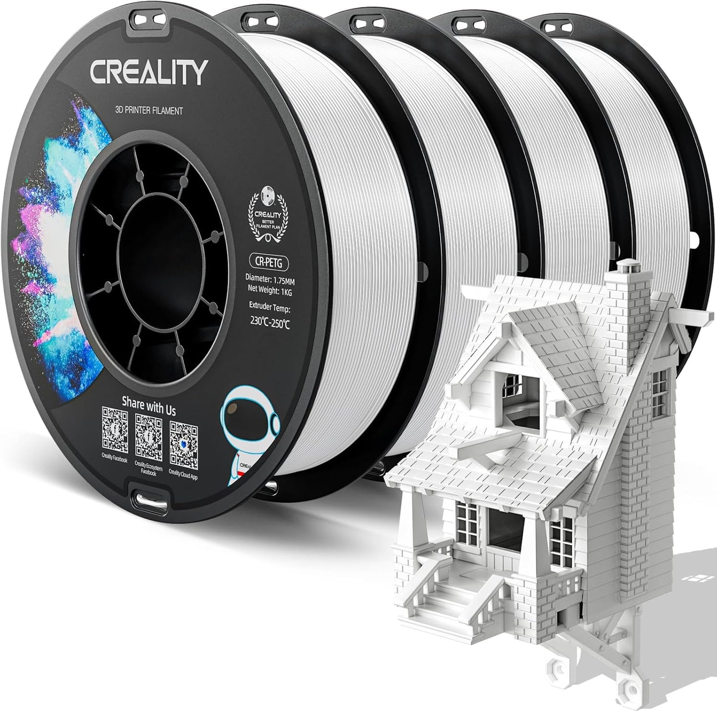 High Performance CREALITY PETG Filament for 3D Printing