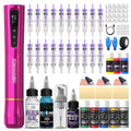 Wireless Tattoo Pen Kit Complete Wireless Tattoo Gun Kit - Portable