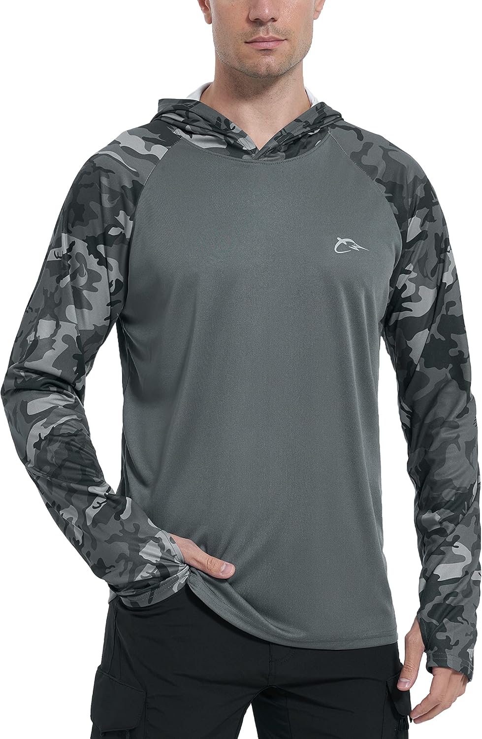 FISHEAL Men's UPF 50+ Fishing Hoodie - Quick-Dry Performance