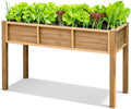 DWVO 48x18x30in Raised Garden Bed for Effortless Gardening