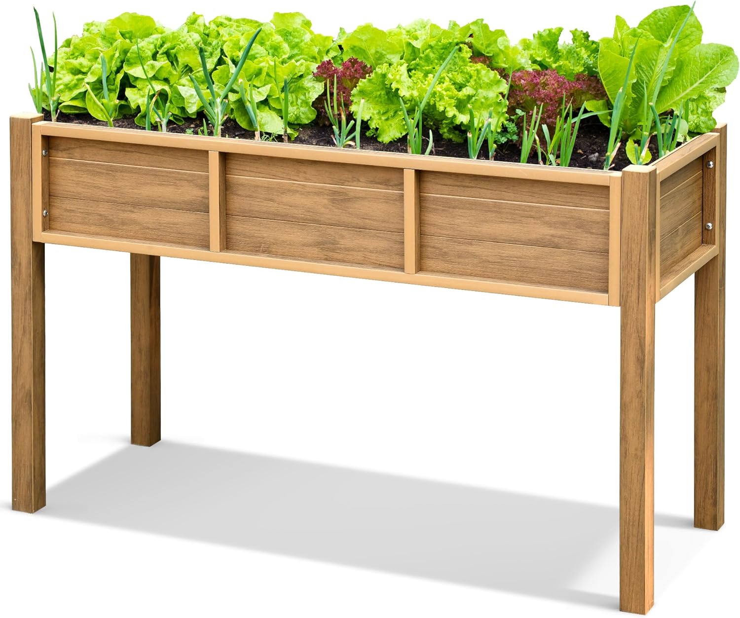 DWVO 48x18x30in Raised Garden Bed for Effortless Gardening