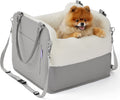 Lesure Dog Booster Car Seat - Elevated Pet Travel Bed for Small Dogs