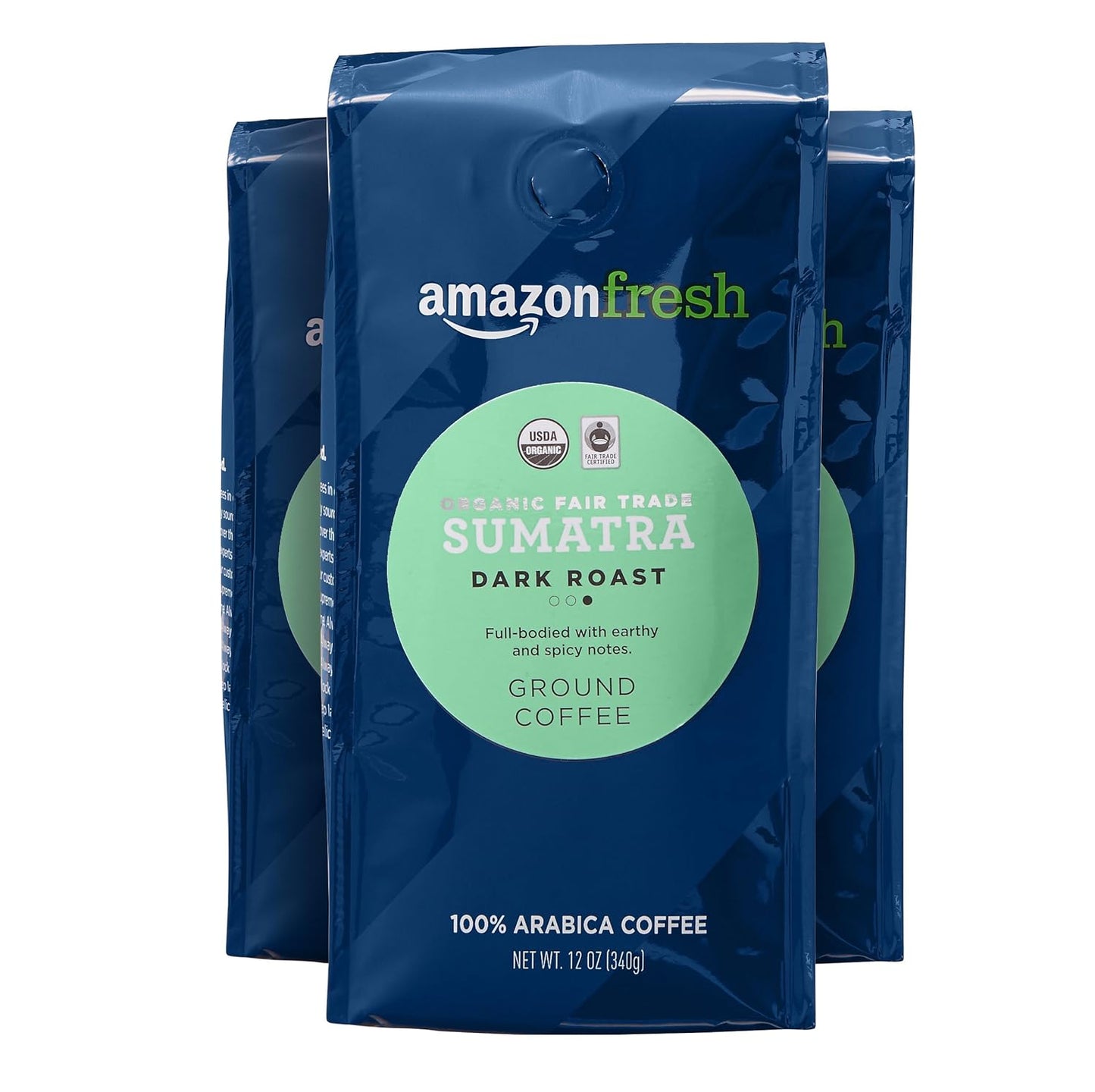 Sumatra Dark Roast Trio: 100% Organic, Fair Trade Coffee