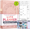 Life Planner Undated Weekly & Monthly Planner - 12-Month Productivity