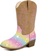 Little Girls' Classic Western Cowgirl Boots for Timeless Style