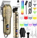 Hair Clippers Set for Men with Beard Trimmer - Professional Cordless