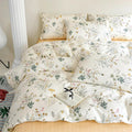 HighBuy Floral Duvet Cover Queen Set for Cozy Bedroom Aesthetic