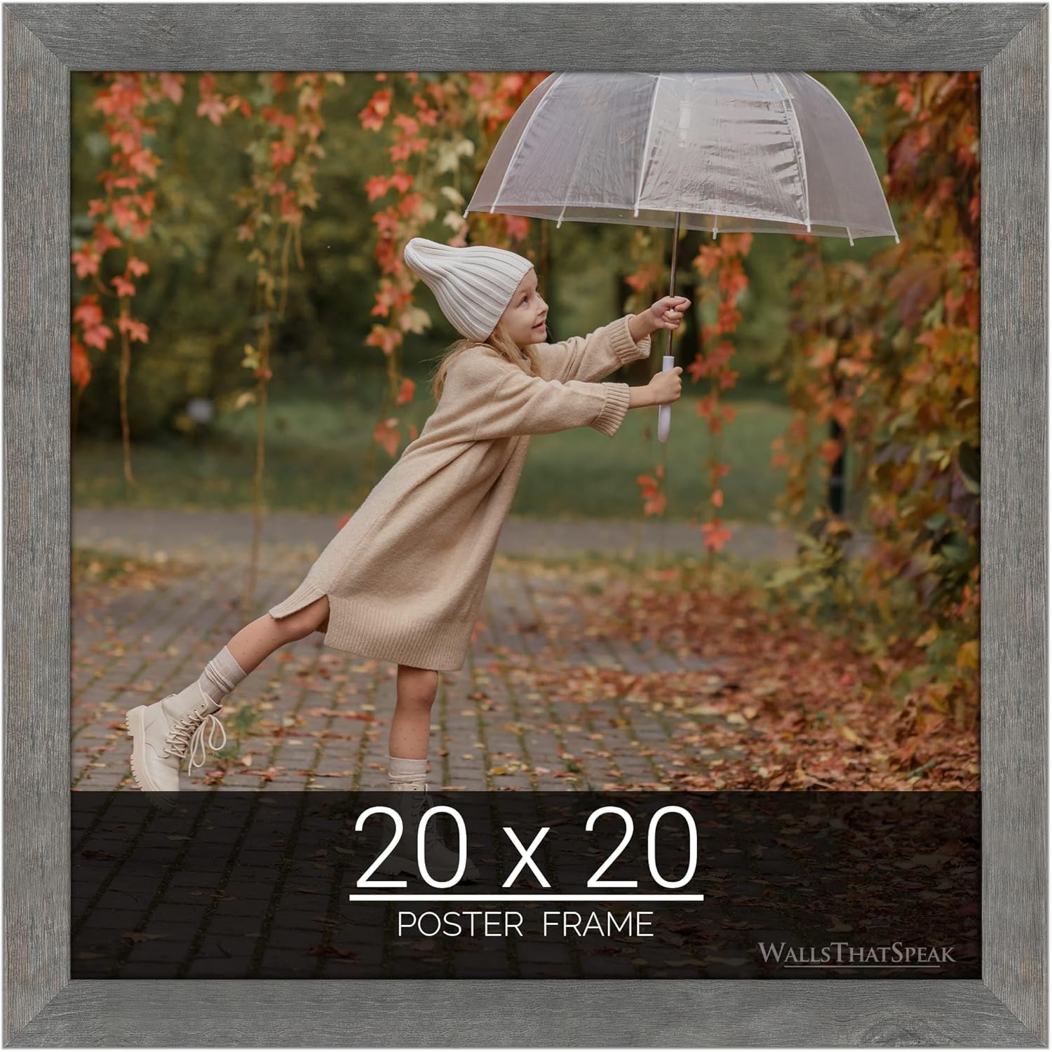 20x20 American Barn Picture Frame for Puzzles and Artwork