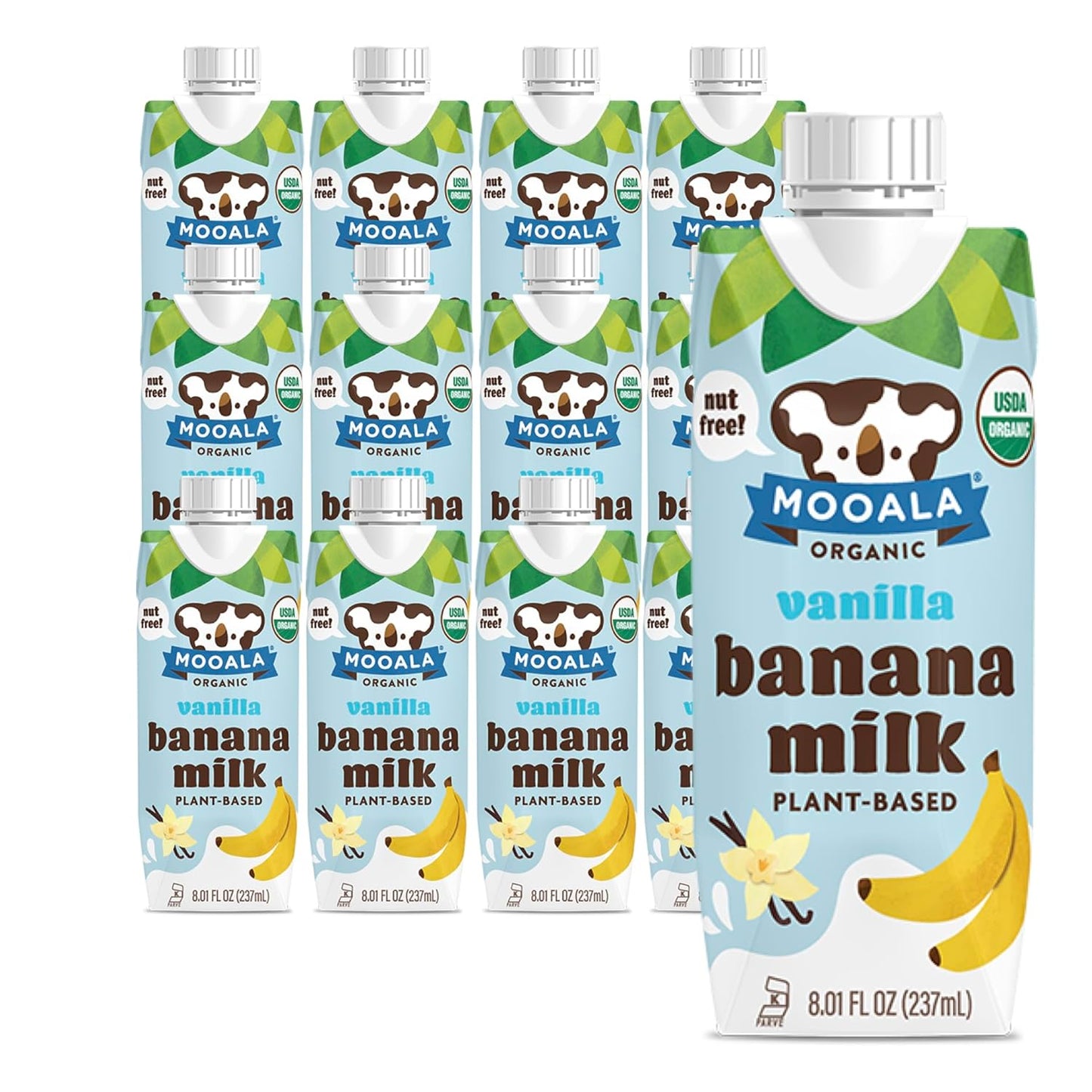 Organic Vanilla Bananamilk - Nut-Free Plant-Based Beverage