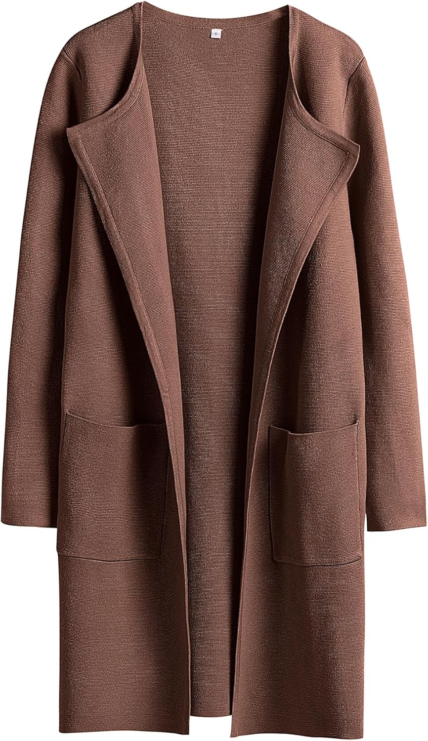 Stylish Open Front Knit Cardigan for Women - Perfect Fall Outerwear