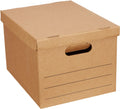 Moving Boxes with Handles and Lids 15x10x12 in - Durable 20 Pack