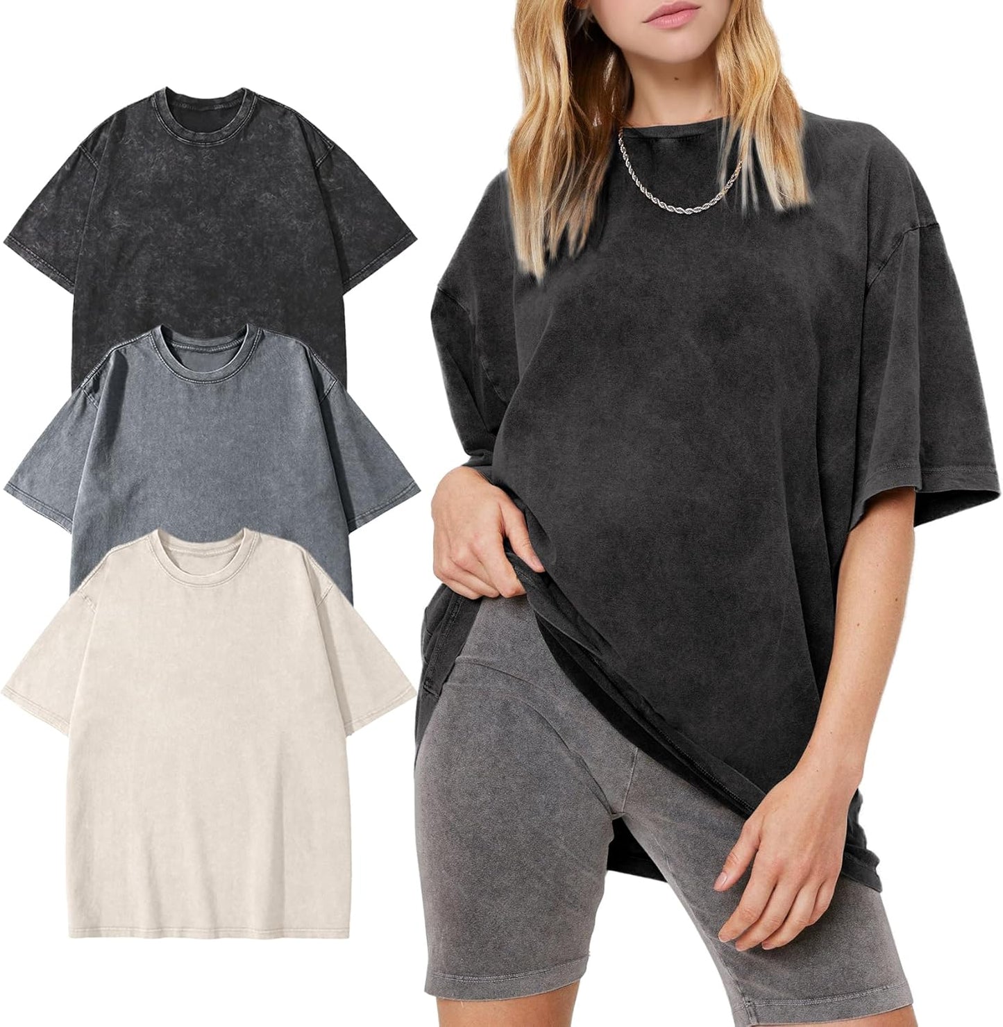 Oversized Women's T-Shirts for Summer Streetwear Style