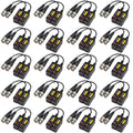 20 Pairs HD BNC Video Balun Transceiver - UTP CAT5 CCTV Solution